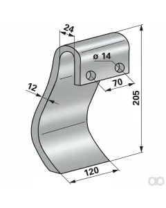 Prillinger - 00531151 - Schlegelmesser Anstelle Von Due