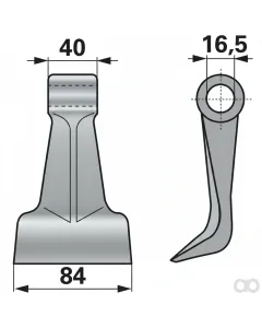 Prillinger - 00531195 - Schlaghammer B=84 H=107 Lo=16