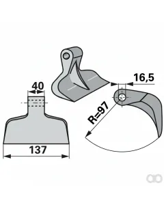 Prillinger - 00531225 - Schlaghammer B=137 H=97 Lo=16