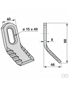 Prillinger - 00531288 - Y-Messer Anstelle Von Sma Sm40