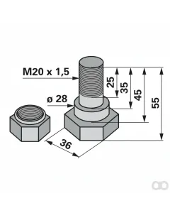 Prillinger - 00531916 - Messerschraube Anstelle Von Fi