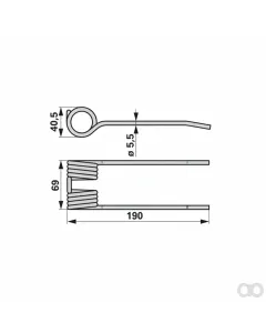 Prillinger - 0054015025 - Pick Up Zinke Anstelle Von Cla