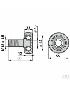 Prillinger - 00540222 - Kolbenrolle Riviere Casalis D