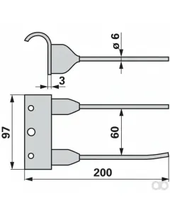 Prillinger - 00540231 - Pick Up Zinke Anstelle Von Cas