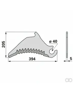 Prillinger - 00542104 - Pressenmesser Anstelle Von Claas