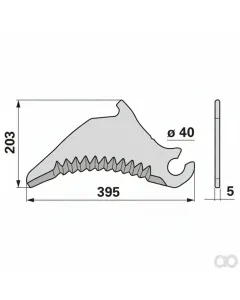 Prillinger - 00542105 - Pressenmesser Anstelle Von Claas