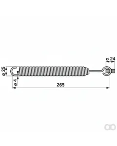 Prillinger - 00543213 - Zugfeder Anstelle Von Deutz Fahr