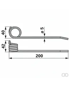 Prillinger - 00543402 - Pick-Up Zinke Anstelle Von Claas