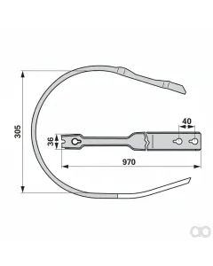 Prillinger - 00543533 - Pick-Up Abstreifer Anstelle Von