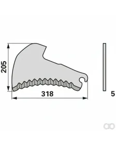 Prillinger - 00543535 - Pressenmesser Anstelle Von Kuhn
