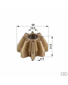 Prillinger - 00543846 - Antriebsritzel Anstelle Von Cl