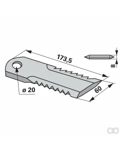 Prillinger - 00544651 - Haeckslermesser Lg 173 Anstelle