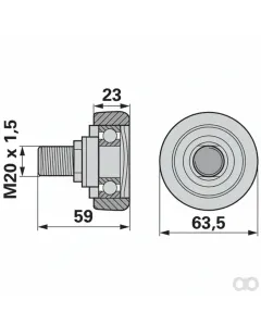 Prillinger - 00545121 - Lagerrolle Anstelle Von New Ho