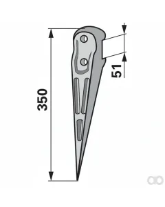 Prillinger - 00545170 - Gabel Stangen Alu Anstelle Von N