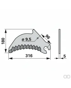 Prillinger - 00545209 - Messer Anstelle Von New Hollan