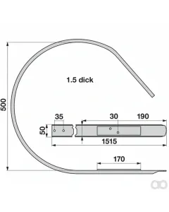 Prillinger - 00547171 - Abstreifer Anstelle von Welger