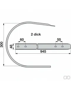 Prillinger - 00547179 - Abstreifer Anstelle von Welger