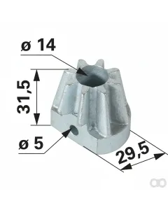 Prillinger - 00547252 - Kegelrad fuer Knuepfer Anstelle