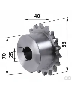 Prillinger - 00551162 - Kettenrad 18 Zaehne Anstelle von