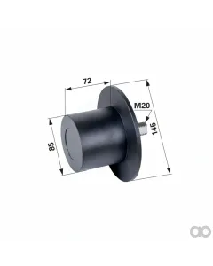 Prillinger - 00551223 - Rolle Gummiert Anstelle Von Wuehlmaus