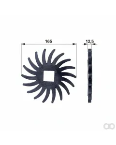 Prillinger - 00551228 - Gummistern Ueberleitwalze Anstelle Von Wuehlmaus