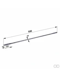 Prillinger - 00552131 - Siebbandstab 9X590Mm