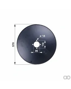 Prillinger - 00552147 - Sechscheibe Diameter 570Mm, Lk=110Mm
