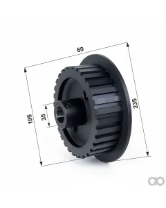 Prillinger - 00553225 - Antriebsrolle Anstelle Von Grimme