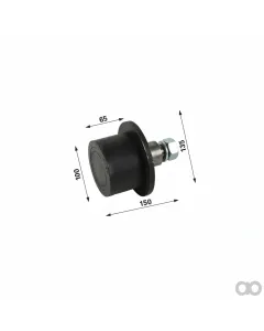 Prillinger - 00553572 - Umlenkrolle Gummiert Anstelle