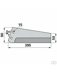 Prillinger - 00560410 - Koepfermesser 395mm