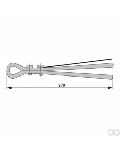 Prillinger - 00560415 - Putzergummi Komplett 270mm