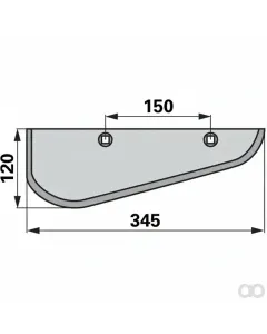 Prillinger - 00563101 - Roderschare Stangen Anstelle von