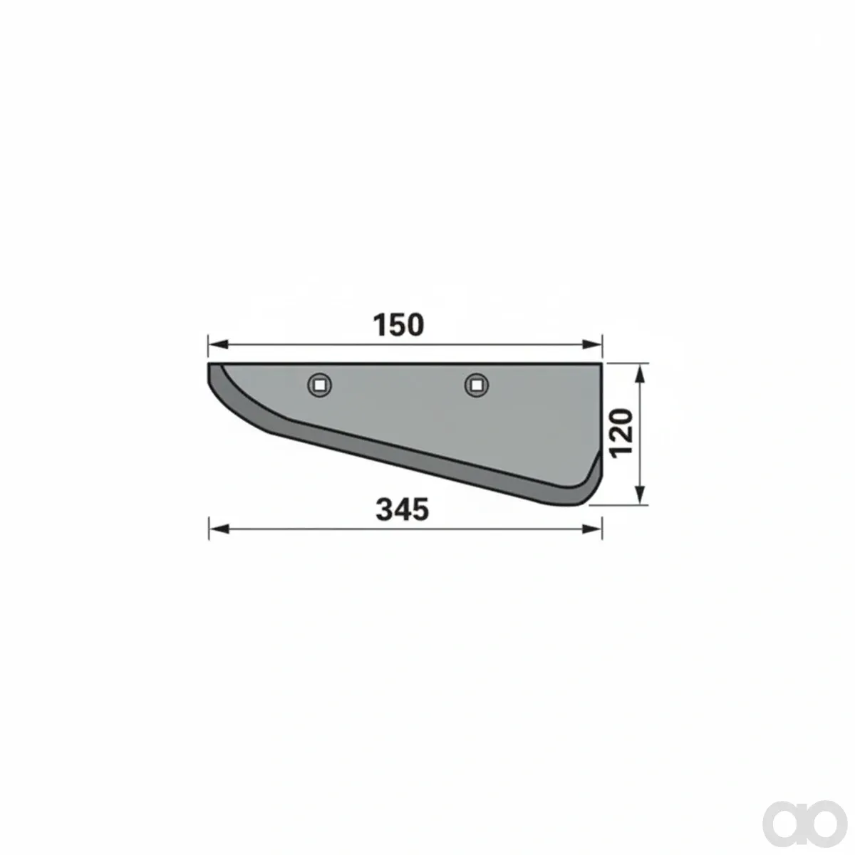 Prillinger - 00566112 - Rodeschar rechts L 345 H 120 L
