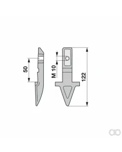 Prillinger - 00603136 - Einzelmulchfinger Anstelle von