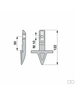 Prillinger - 00603137 - Einzelmulchfinger Anstelle von