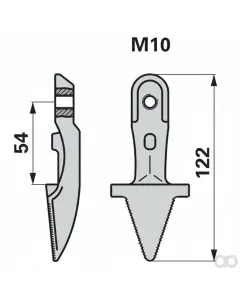 Prillinger - 00603173 - Einzelmulchfinger Anstelle von
