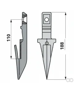 Prillinger - 00603185 - Einzelfinger Schmale Lappen An