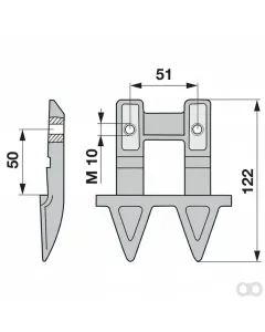 Prillinger - 00604120 - Doppelmulchfinger Anstelle von