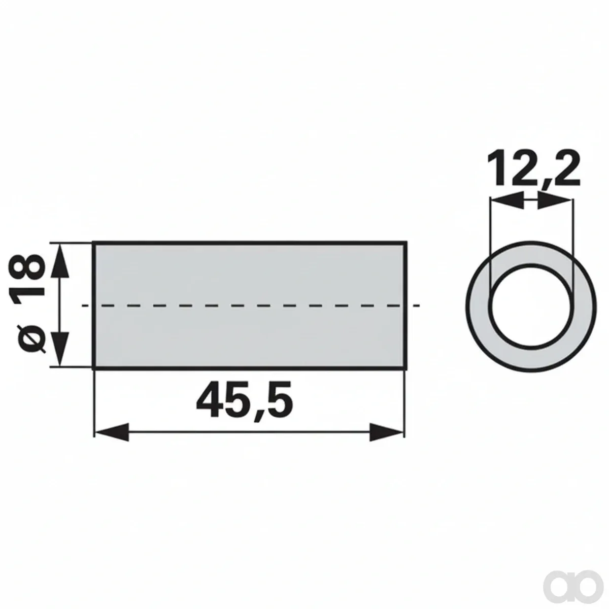 Prillinger - 00606063 - Lagerhuelse Aebi 100.8405