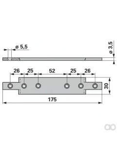 Prillinger - 00606120 - Mitnehmerplatte Aebi AM 6/1, 1