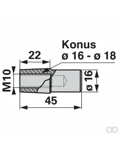 Prillinger - 00606138 - Konuszapfen Anstelle Von Aebi