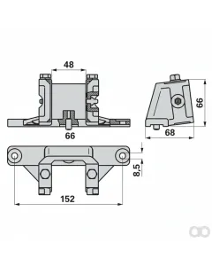 Prillinger - 00606281 - Messerkopf Komplett LA 152 mm