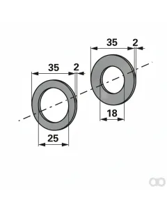 Prillinger - 00606283 - Scheibensatz 1x Vorne 1x Hinten Zum