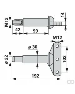 Prillinger - 00606365 - Haltezapfen Anstelle Von Refor