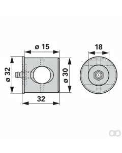 Prillinger - 00606594 - Fuehrungszylinder Komplett Anst