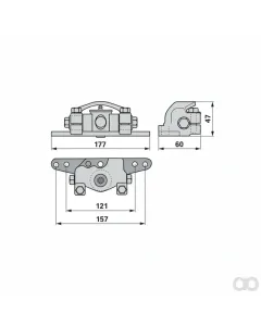 Prillinger - 00606639 - Mitnehmergabel 58 Kpl. 256577