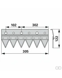Prillinger - 00612142 - Gegenschneide Stangen Glatt Anstelle