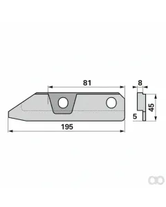 Prillinger - 00614303 - Messerkopf fuer Innenschuh Anstelle