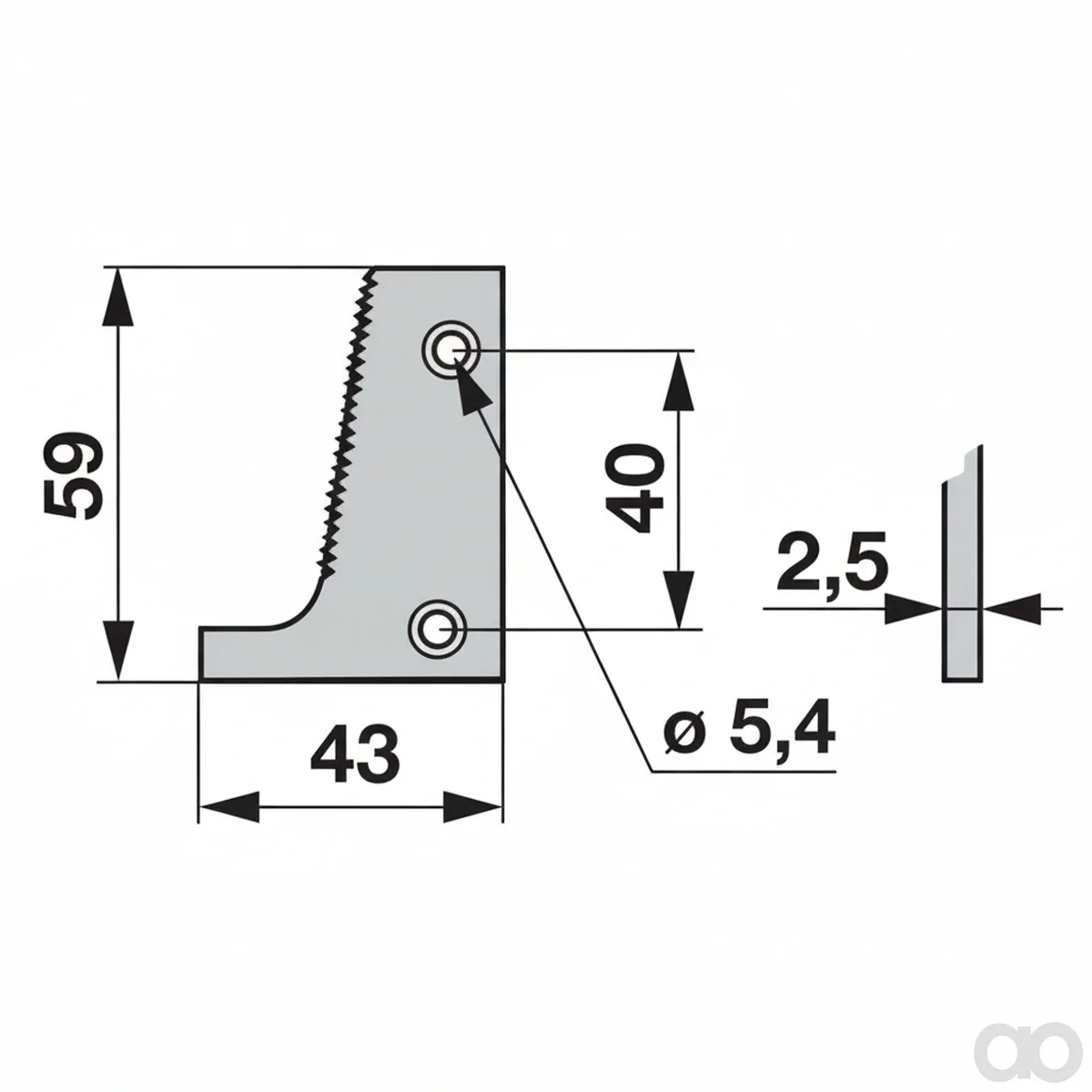 Prillinger - 00615124 - Schuhplatte Rechts Anstelle Von