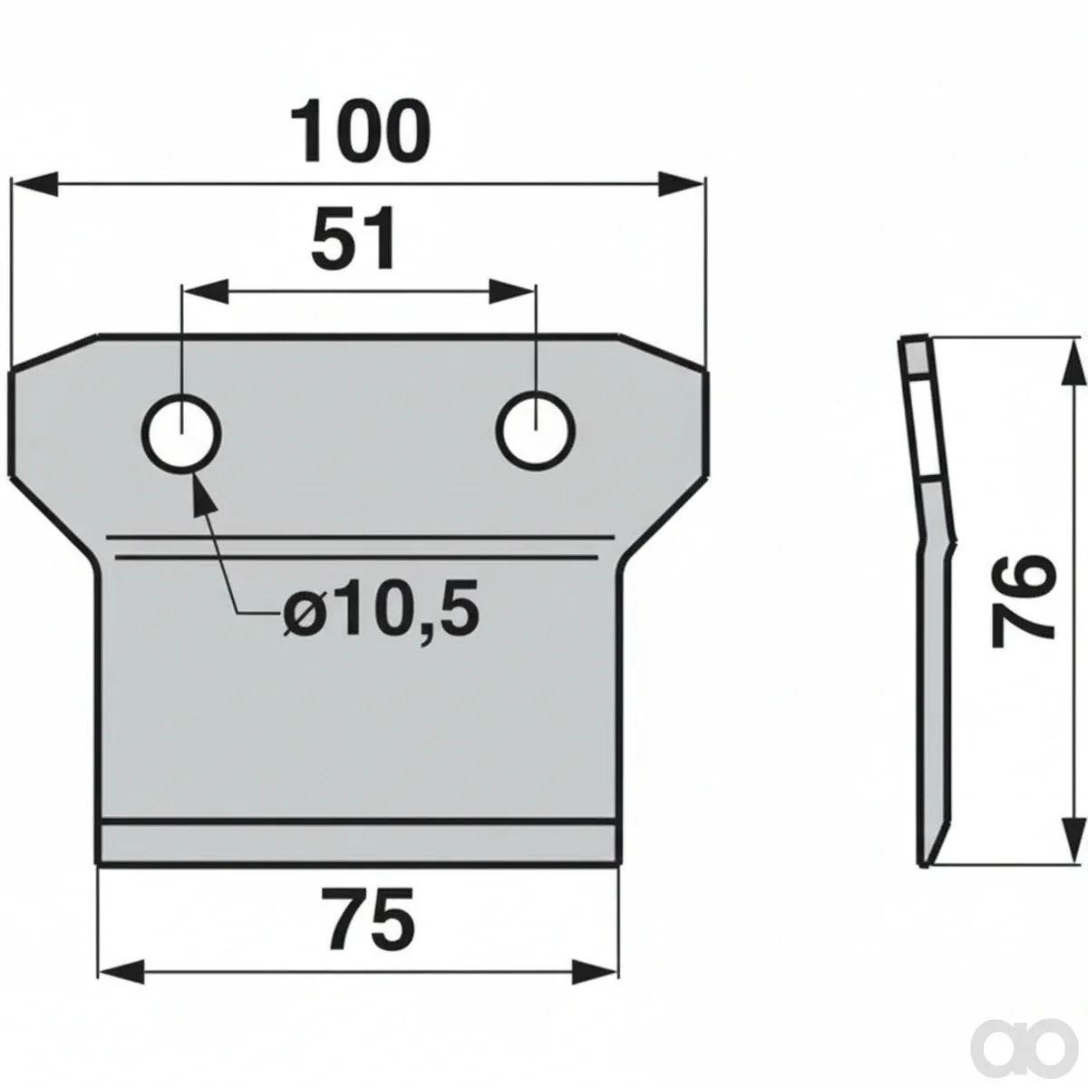 Prillinger - 00616125 - Messerhalter Anstelle Von Aebi